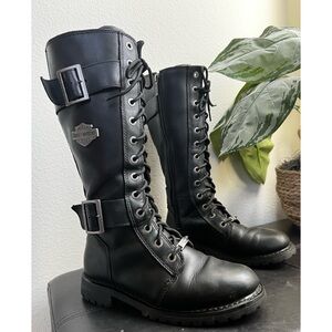 Harley-Davidson Women's Black Moto Boots